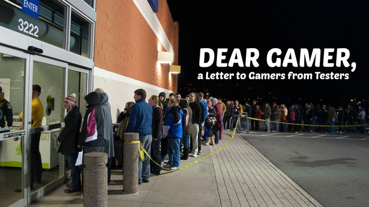 Dear Gamer