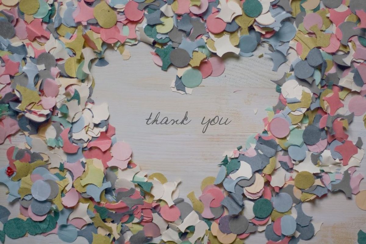 A Letter To Say "Thank You"