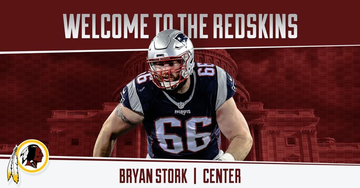 ​Patriots Trade Bryan Stork To The Skins