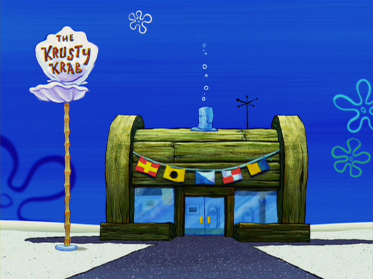 Working at the Krusty Krab