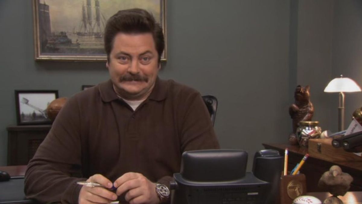 The First Week of College As Told By Ron Swanson