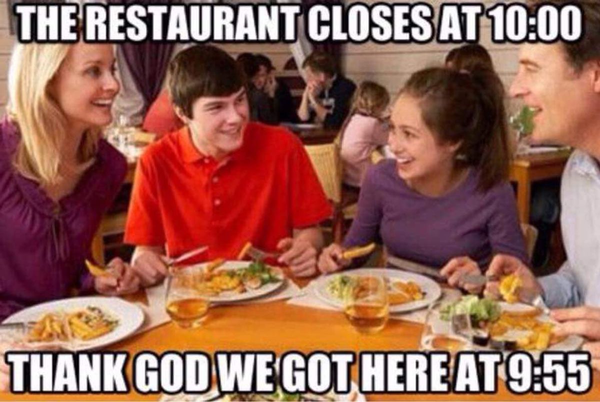 11 Things That All Waitresses Hate