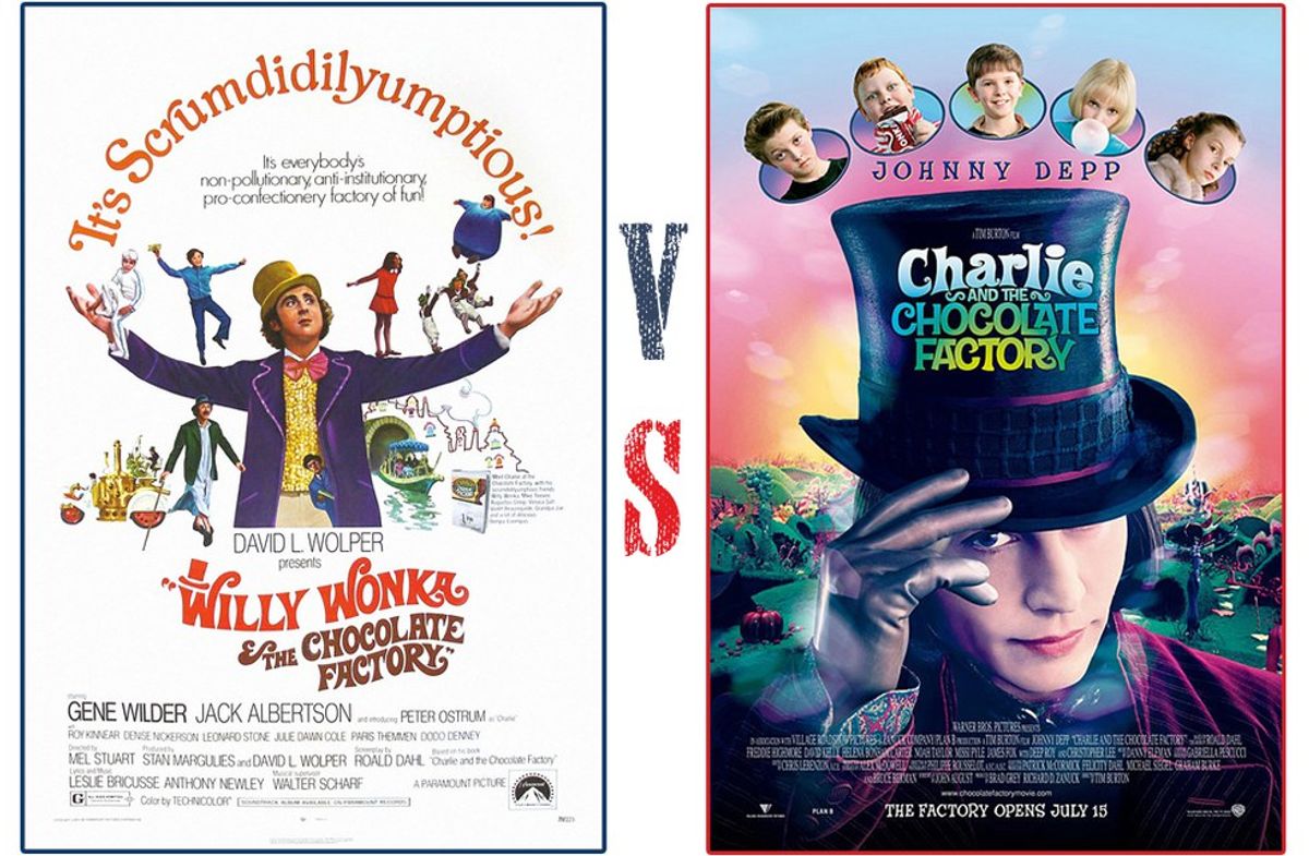Old vs. New: Willy Wonka & The Chocolate Factory vs. Charlie & The Chocolate Factory