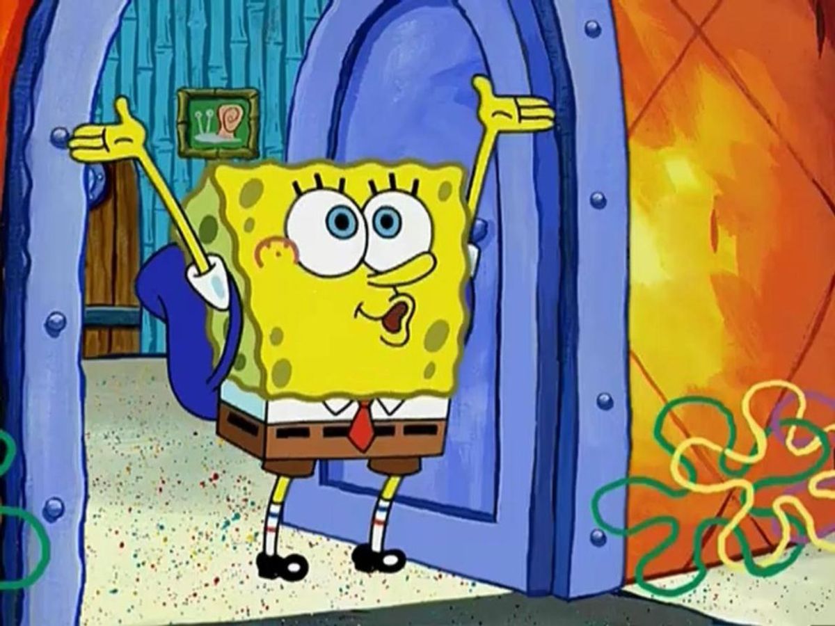 The First Week Of Classes, As Told By Spongebob Squarepants