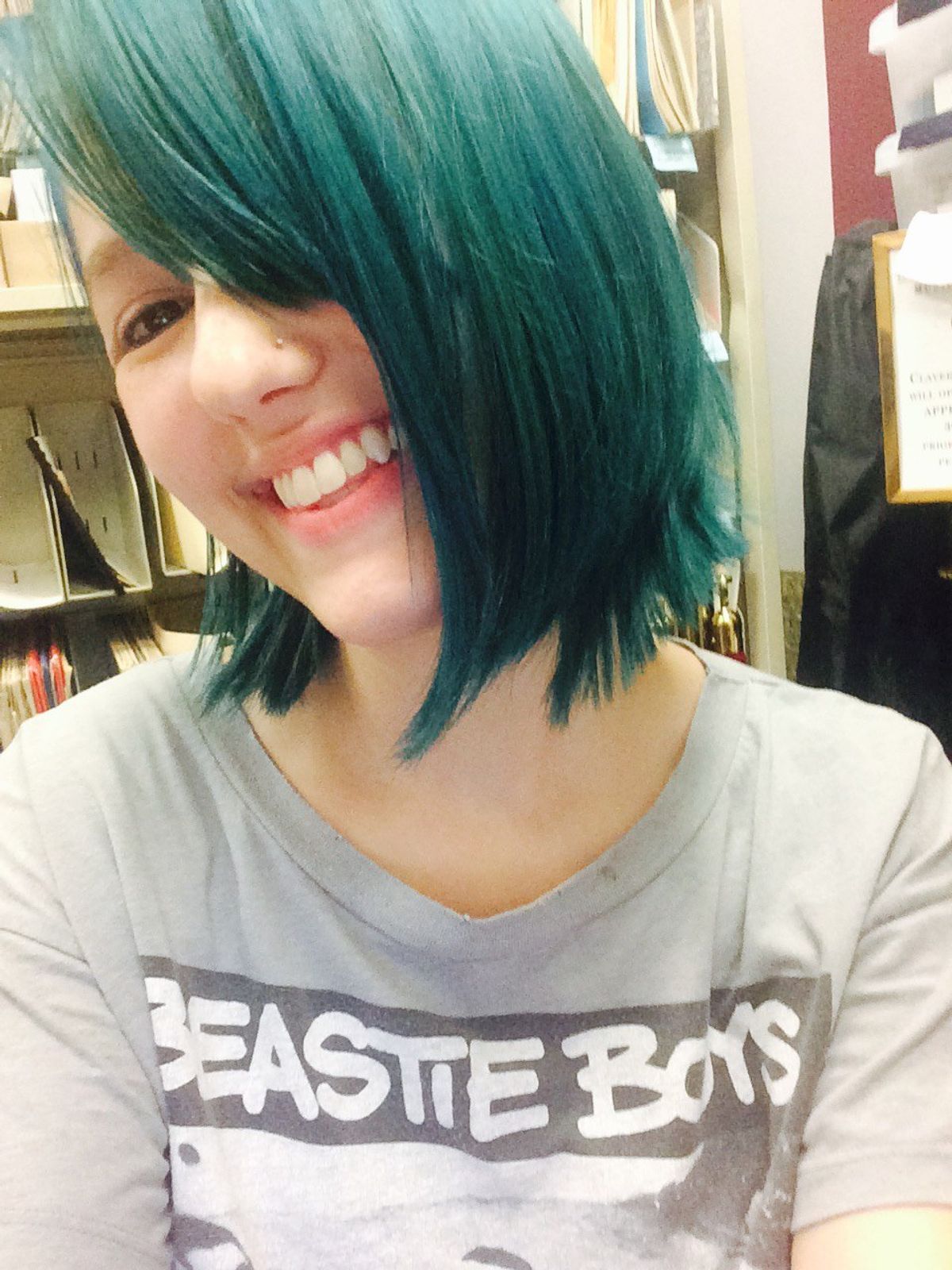 Dying my Hair Blue Helped me Through a Breakup