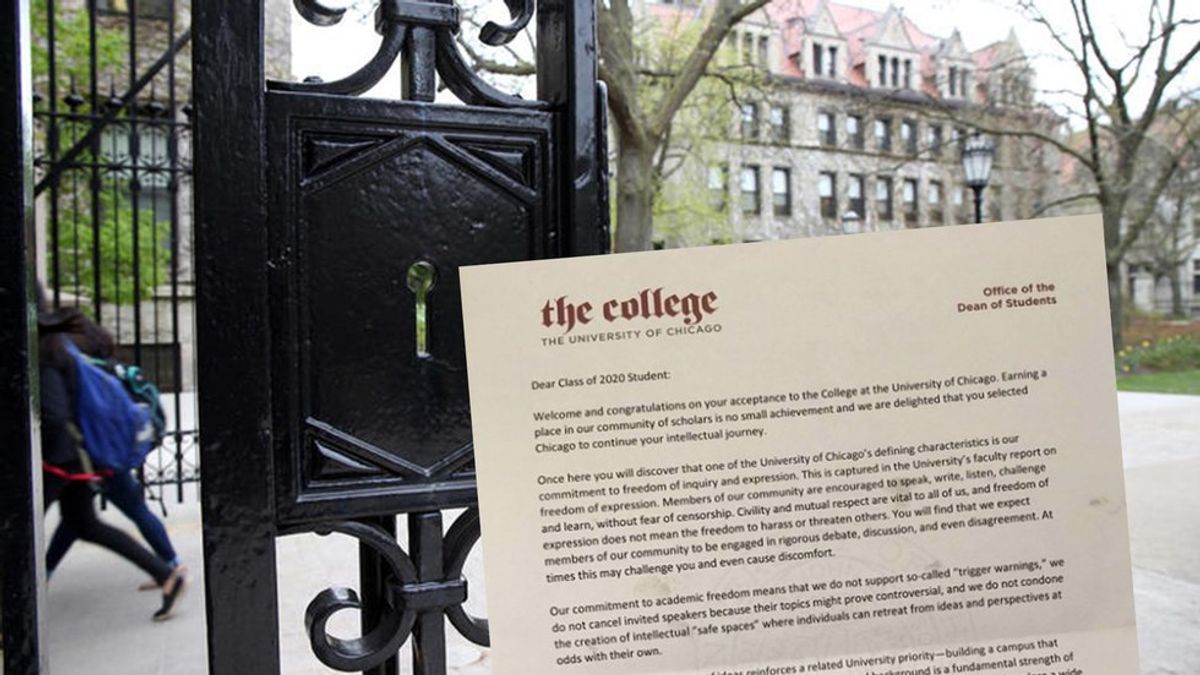 Did The Dean At The University Of Chicago Go Too Far?