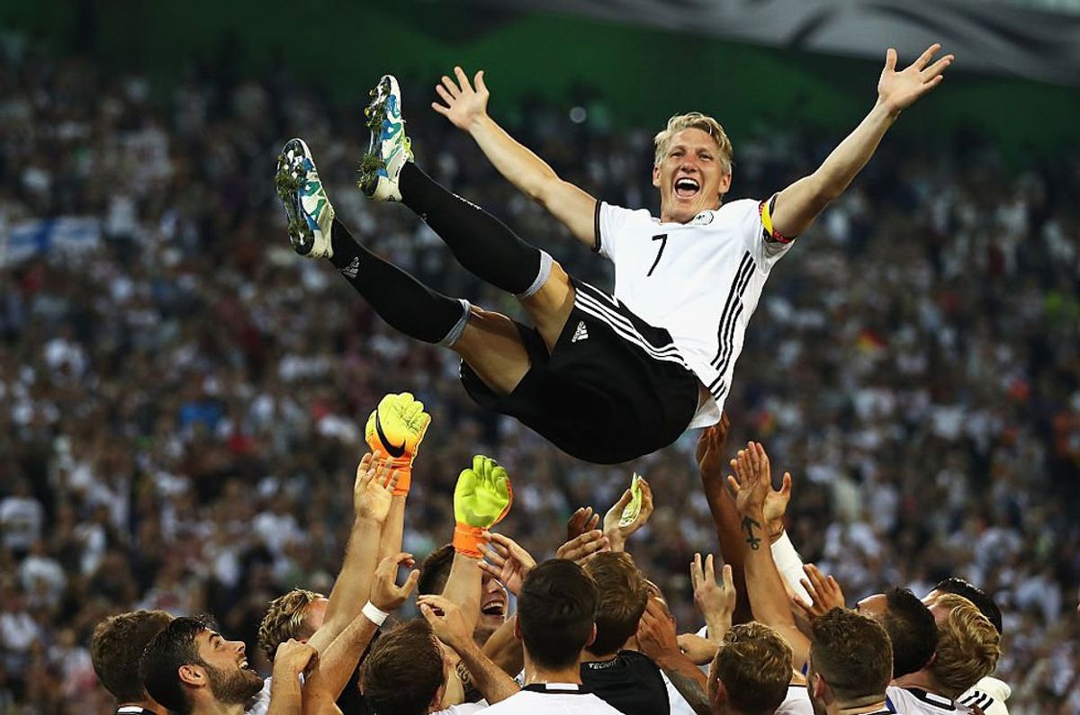 Bastian Schweinsteiger Plays His Final International Match In A German Uniform