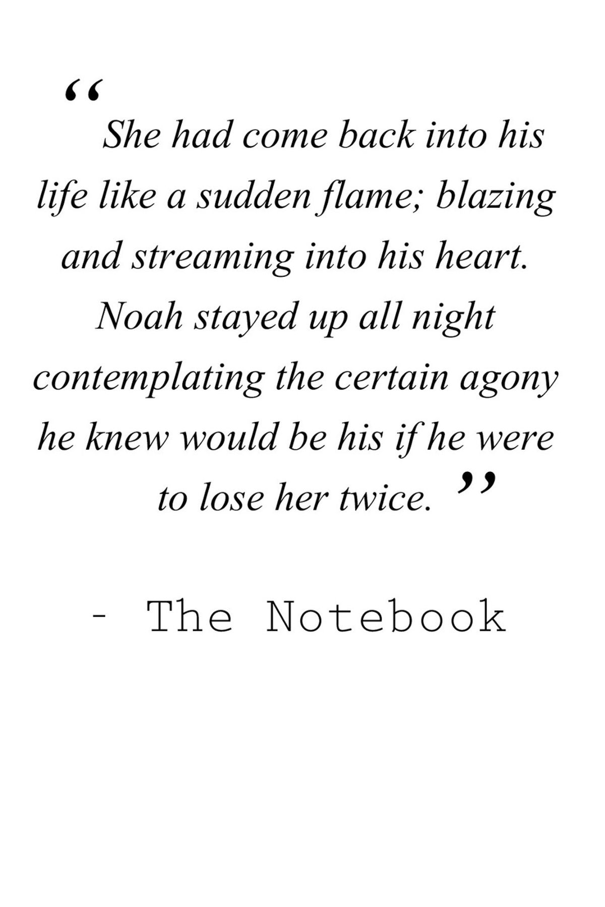 'The Notebook' quotes