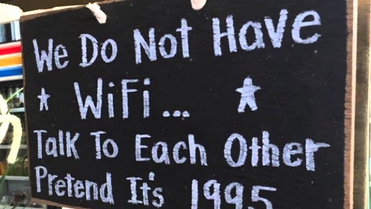 No Wi-Fi & Other First World Problems