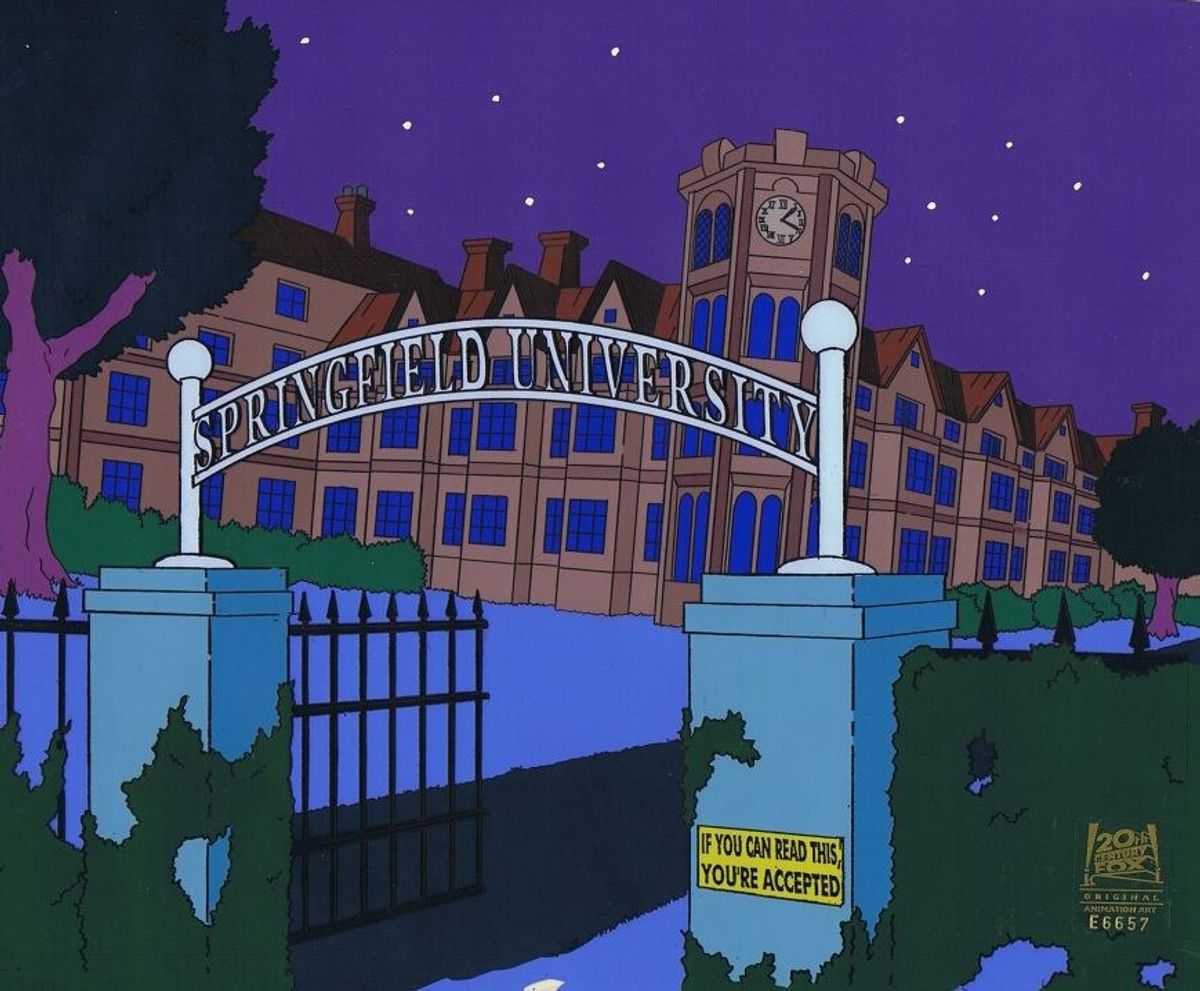 Senior Year As Told By "The Simpsons"