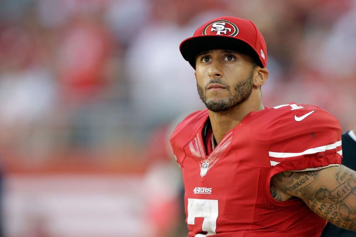 I Stand (Or Rather Sit) With Kaepernick