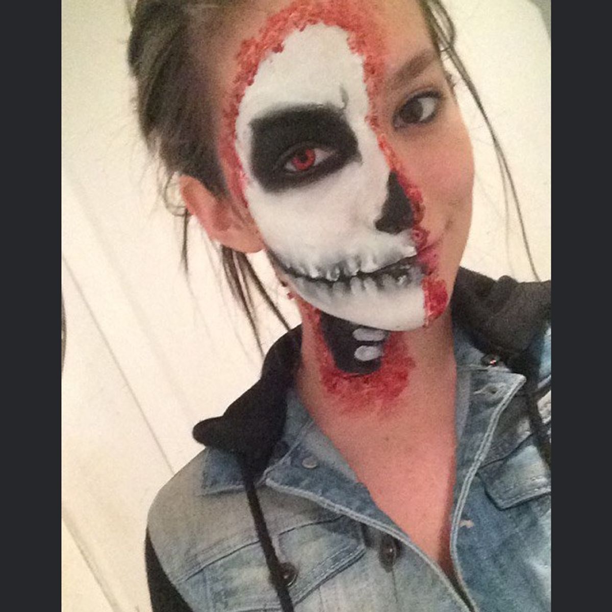 Simple Makeup For Halloween Part One And Two