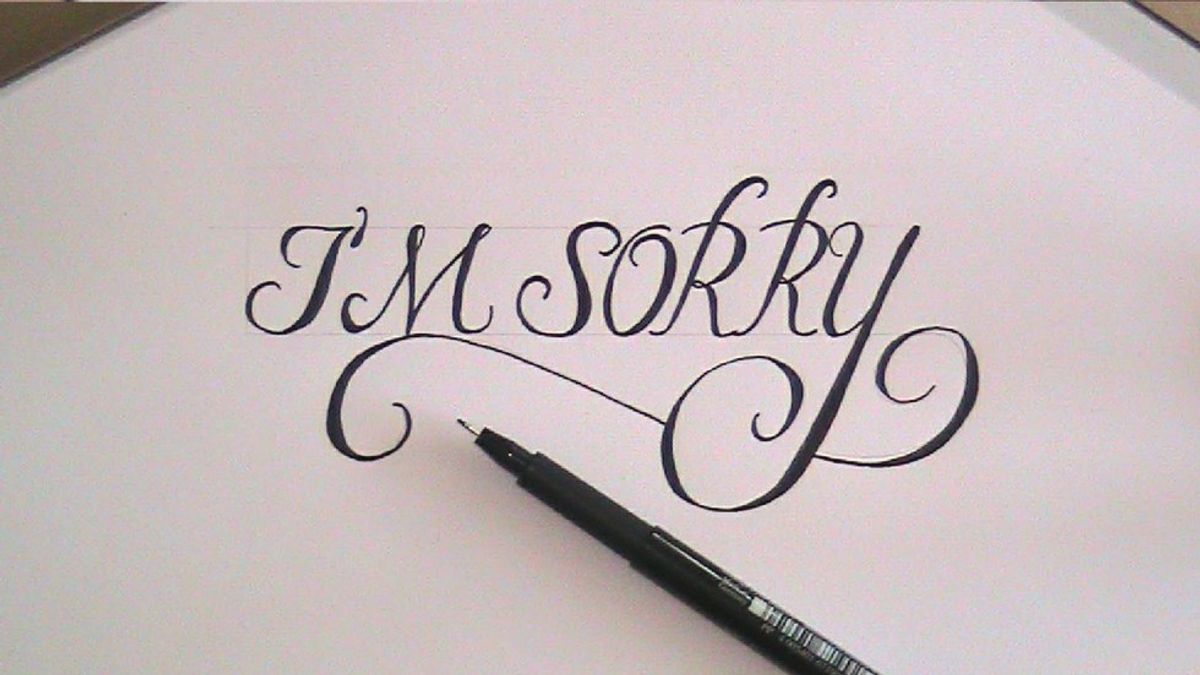 Advice: People Who Are Told They Say Sorry "Too Much"
