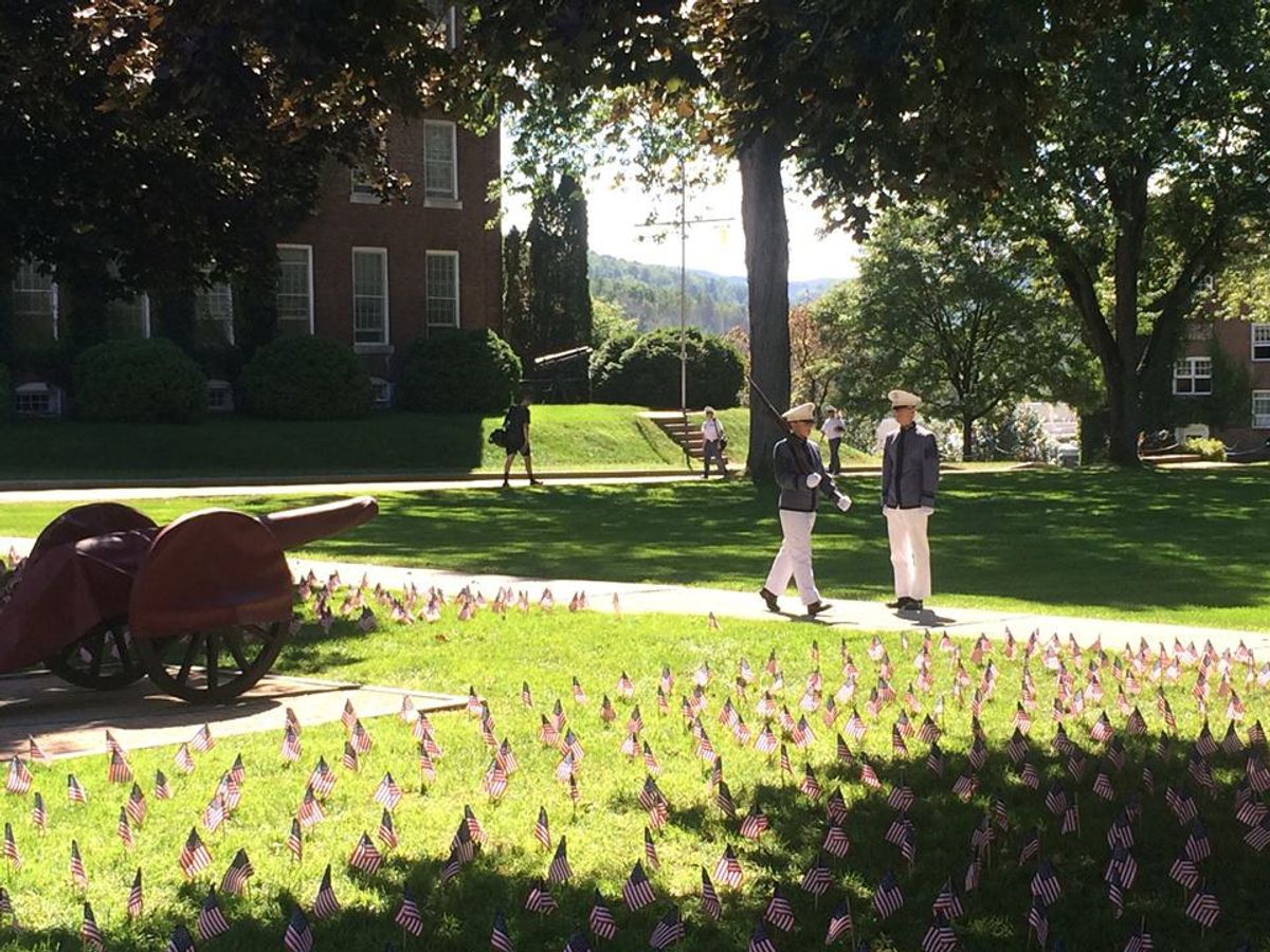 Remembering 9/11 On A Military College Campus