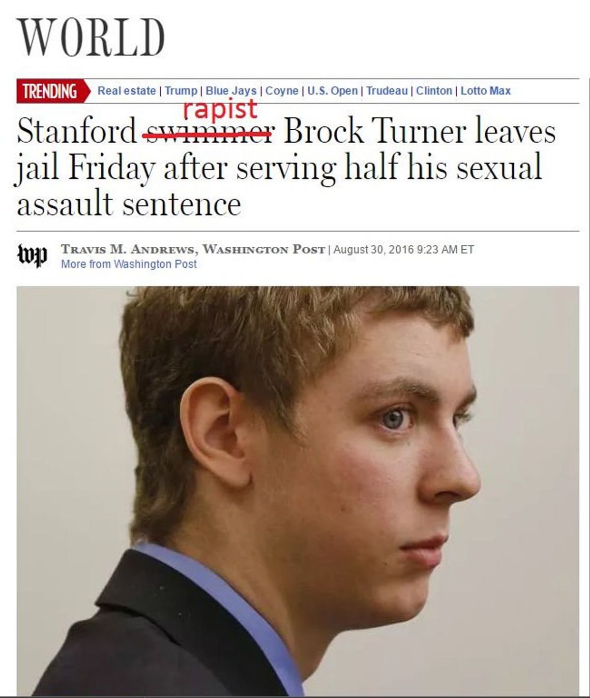 Why I Am Personally Offended By Brock Turner's Case