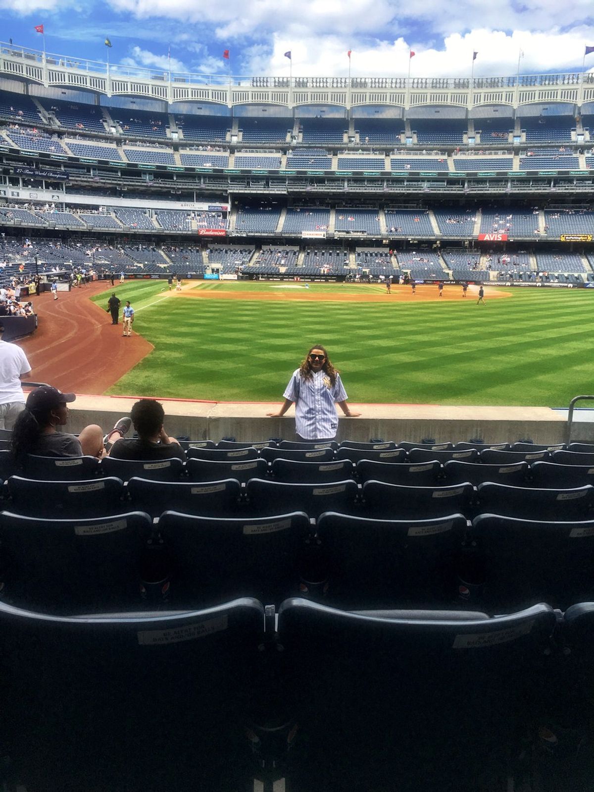 My First Yankees Game At Yankees Stadium