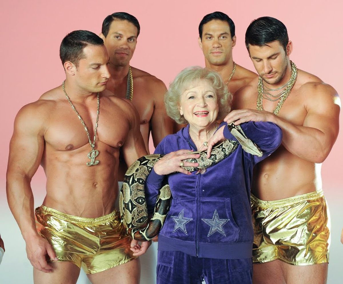 Thoughts Every Girl Has During Fraternity Rush As Told By Betty White