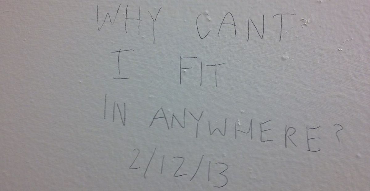 Message In A Bathroom Stall