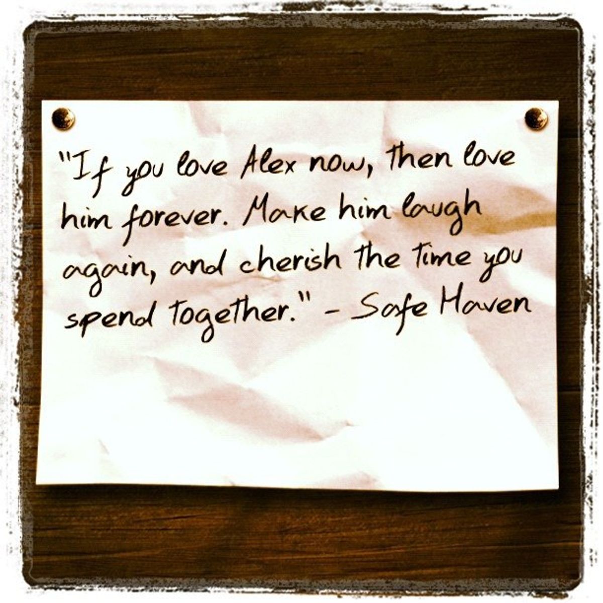 'Safe Haven' quotes
