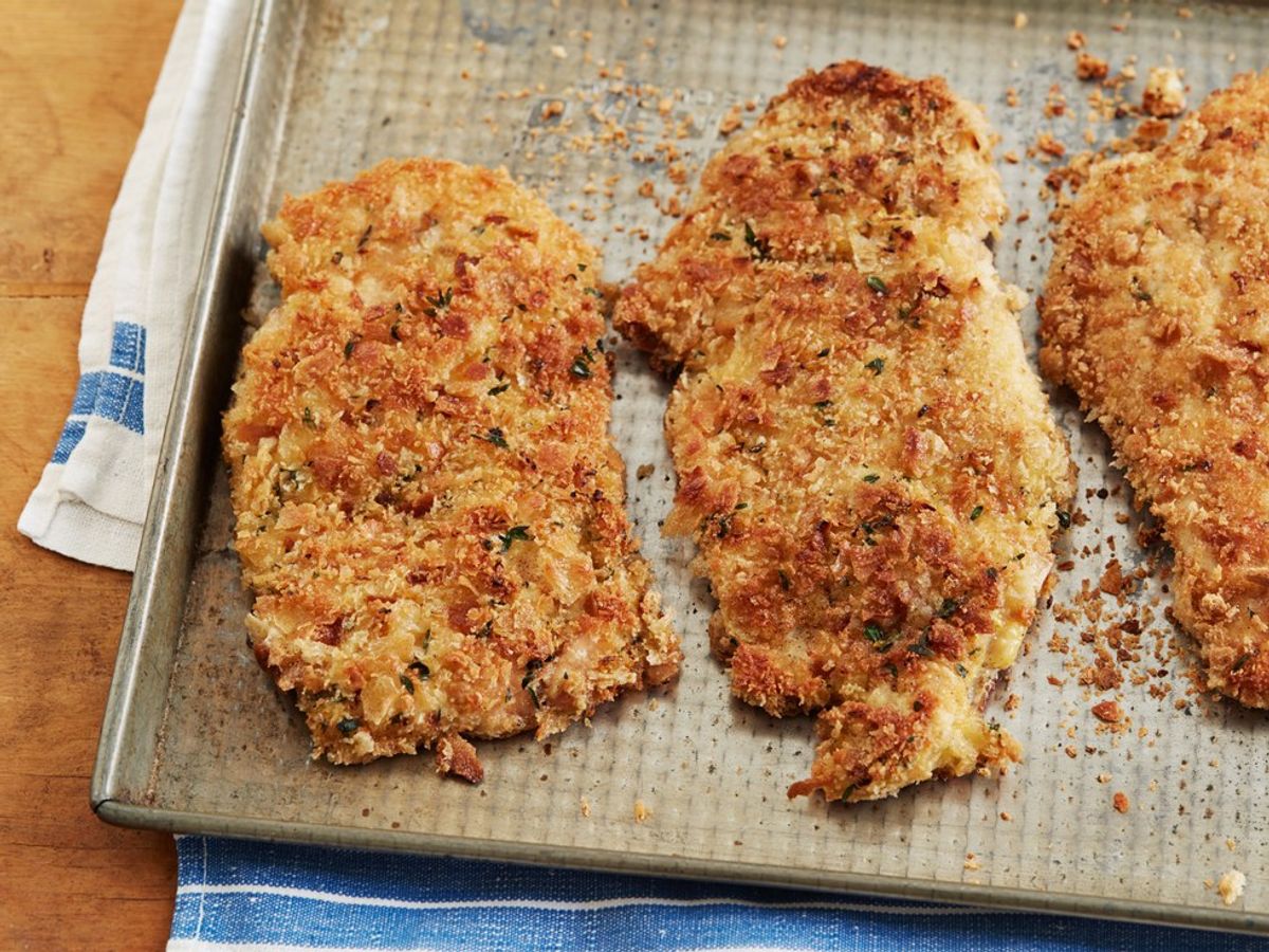 Easy Healthy Meals: Breaded chicken