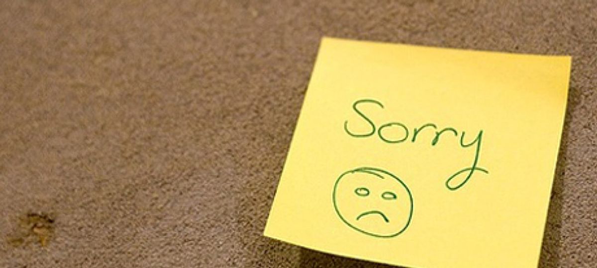 The Kindness Diaries, Part One: Sorry For Saying Sorry