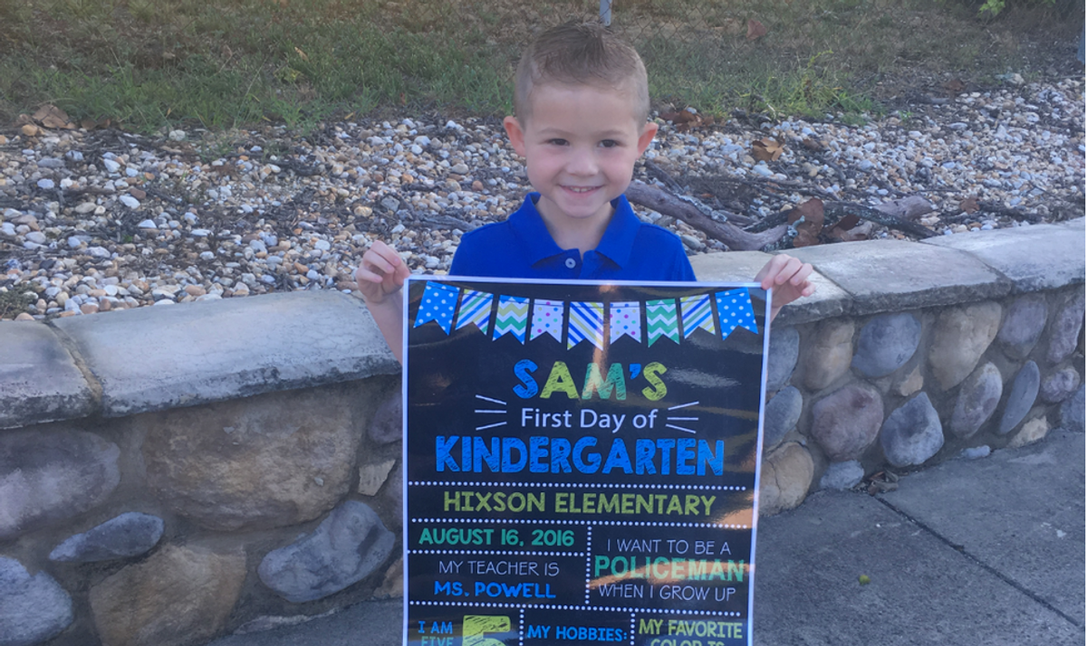 Let's Go Mommy! My Son's First Day of Kindergarten