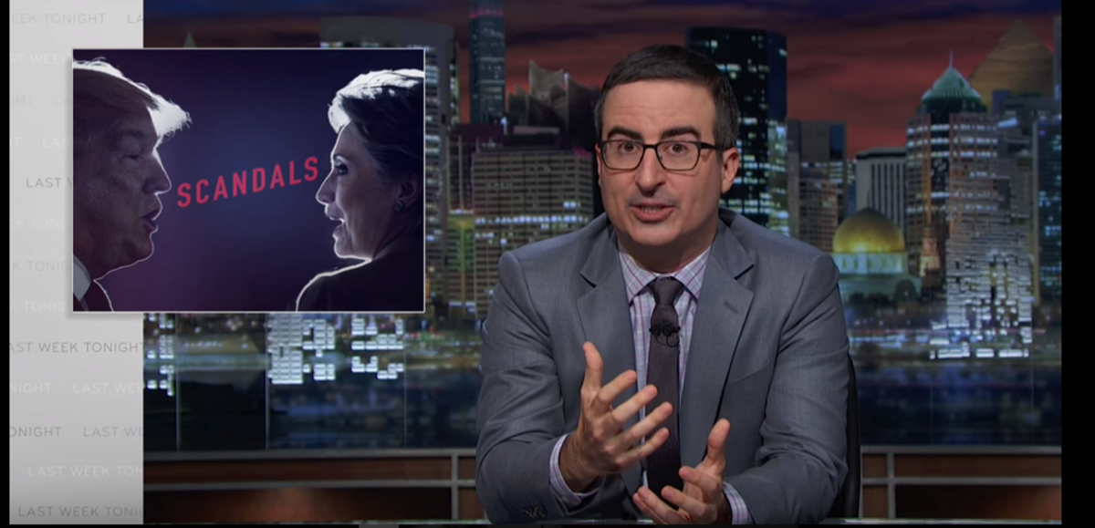 Watch John Oliver Lay Out Both Trump And Clinton's Scandals