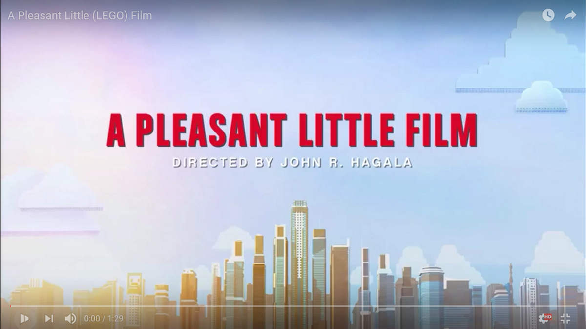 Video: A Pleasant Little [LEGO] Film