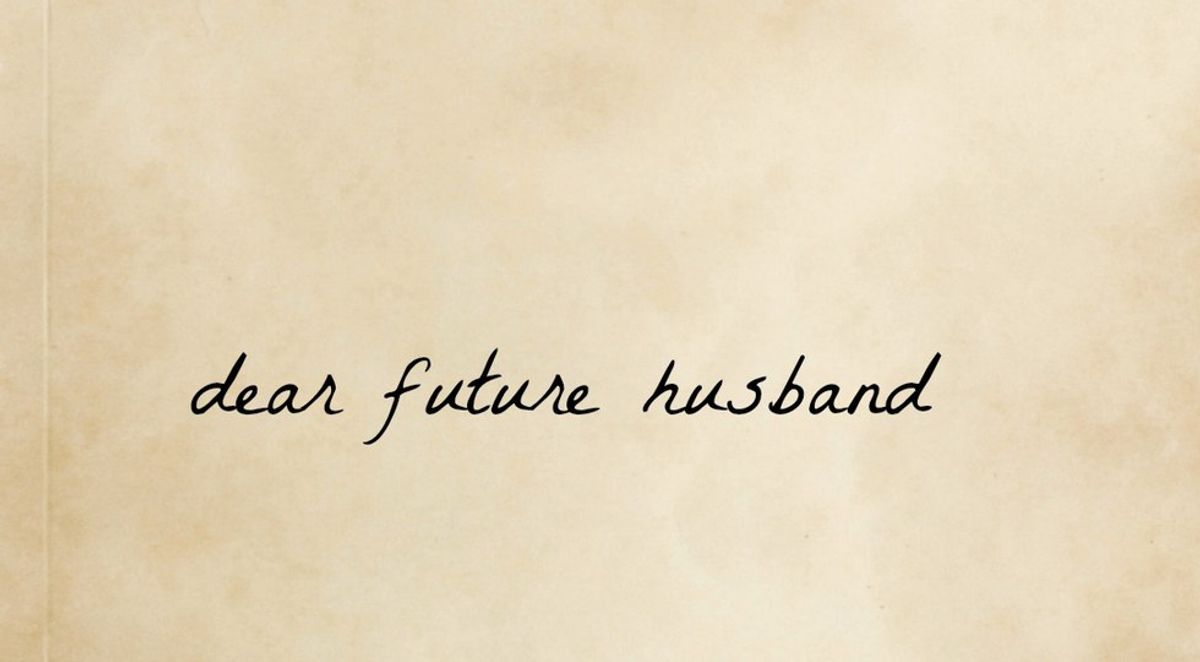 An Open Letter To My Husband-To-Be