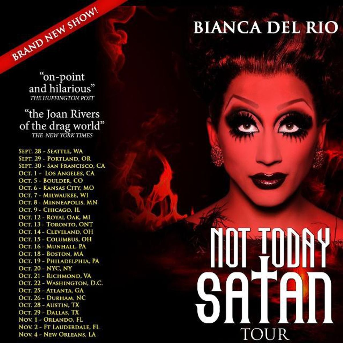 Bianca Del Rio’s Not Today Satan Tour Review