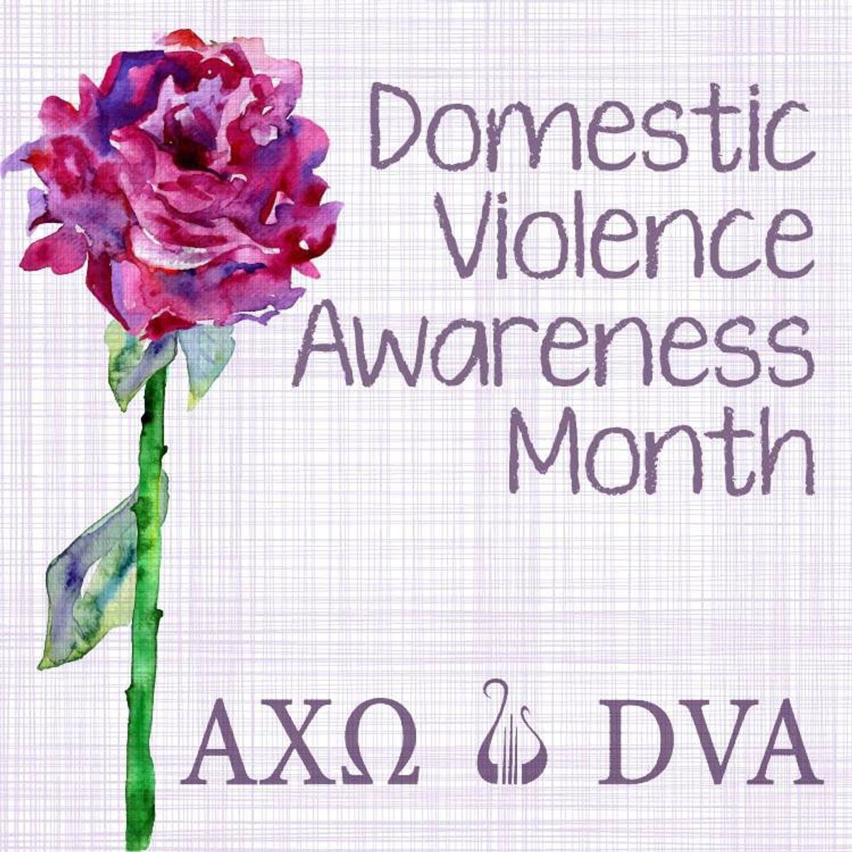 October's Not Just For Pink: Domestic Violence Awareness Month