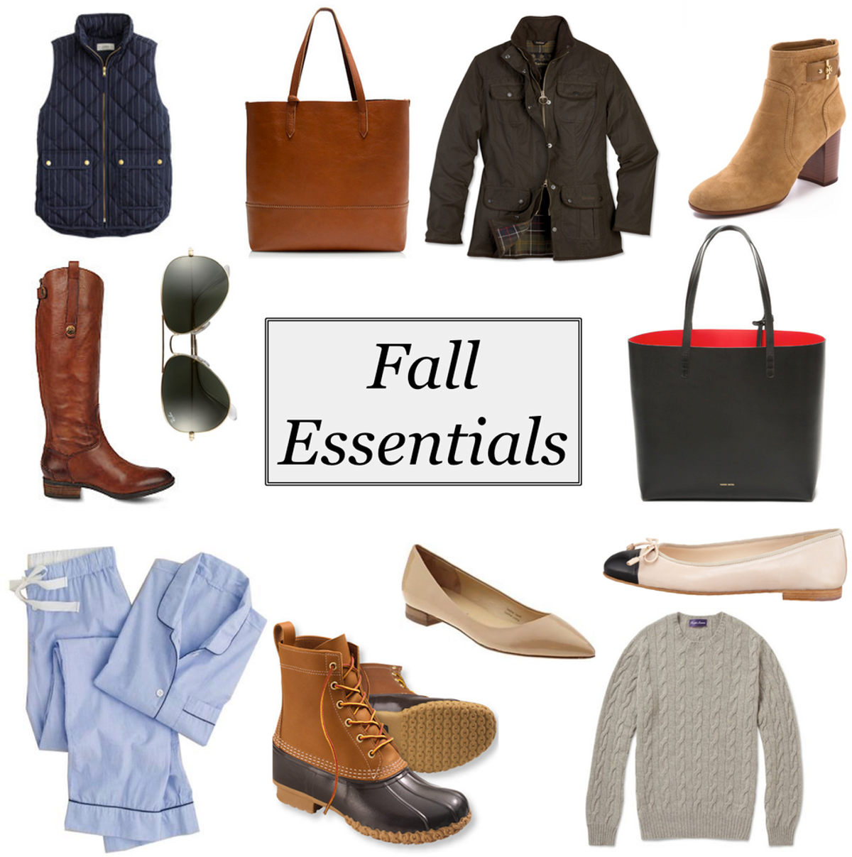 7 Top Essentials in the Fall