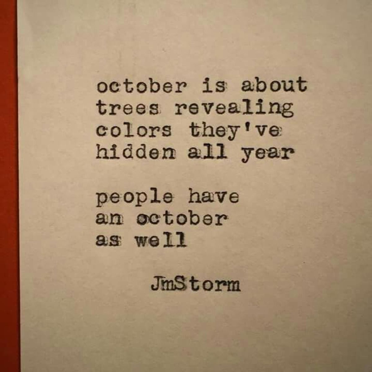 Why October Is My Favorite Color