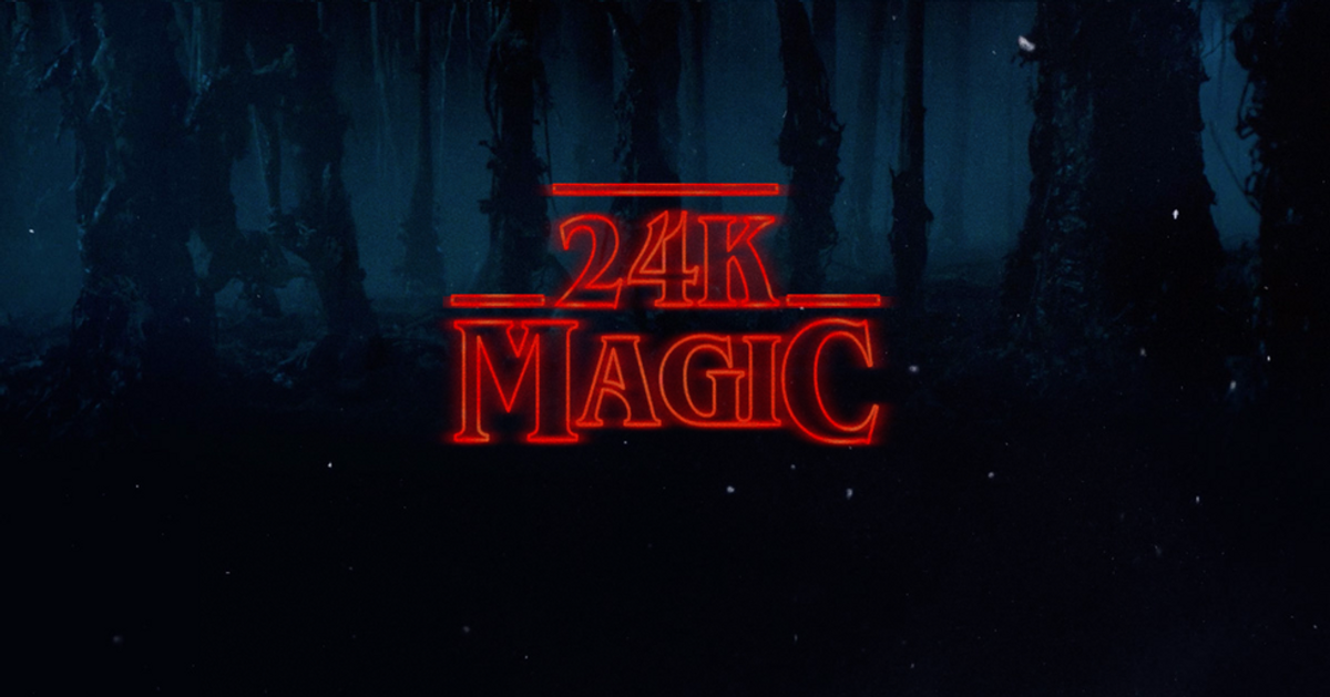 The Similarity Between 24K Magic And Stranger Things