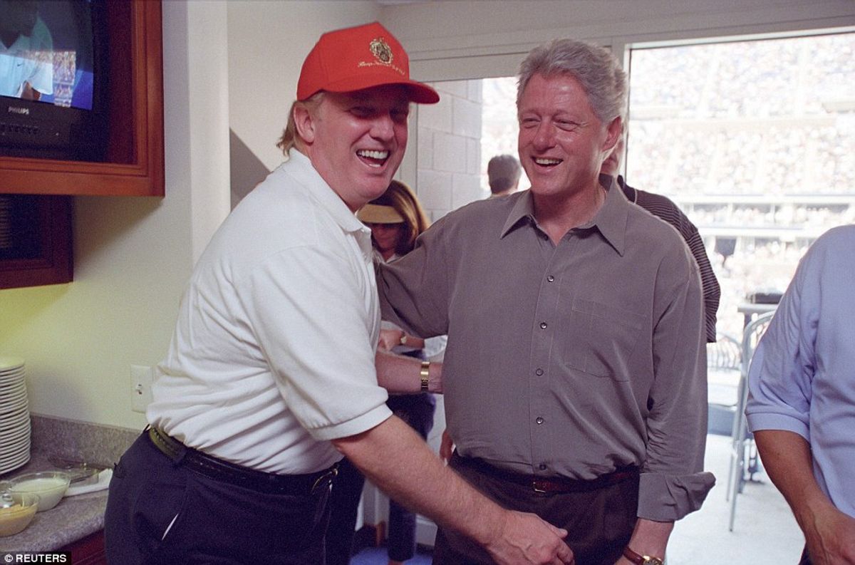 I Want To Say Thanks To Donald Trump And Bill Clinton