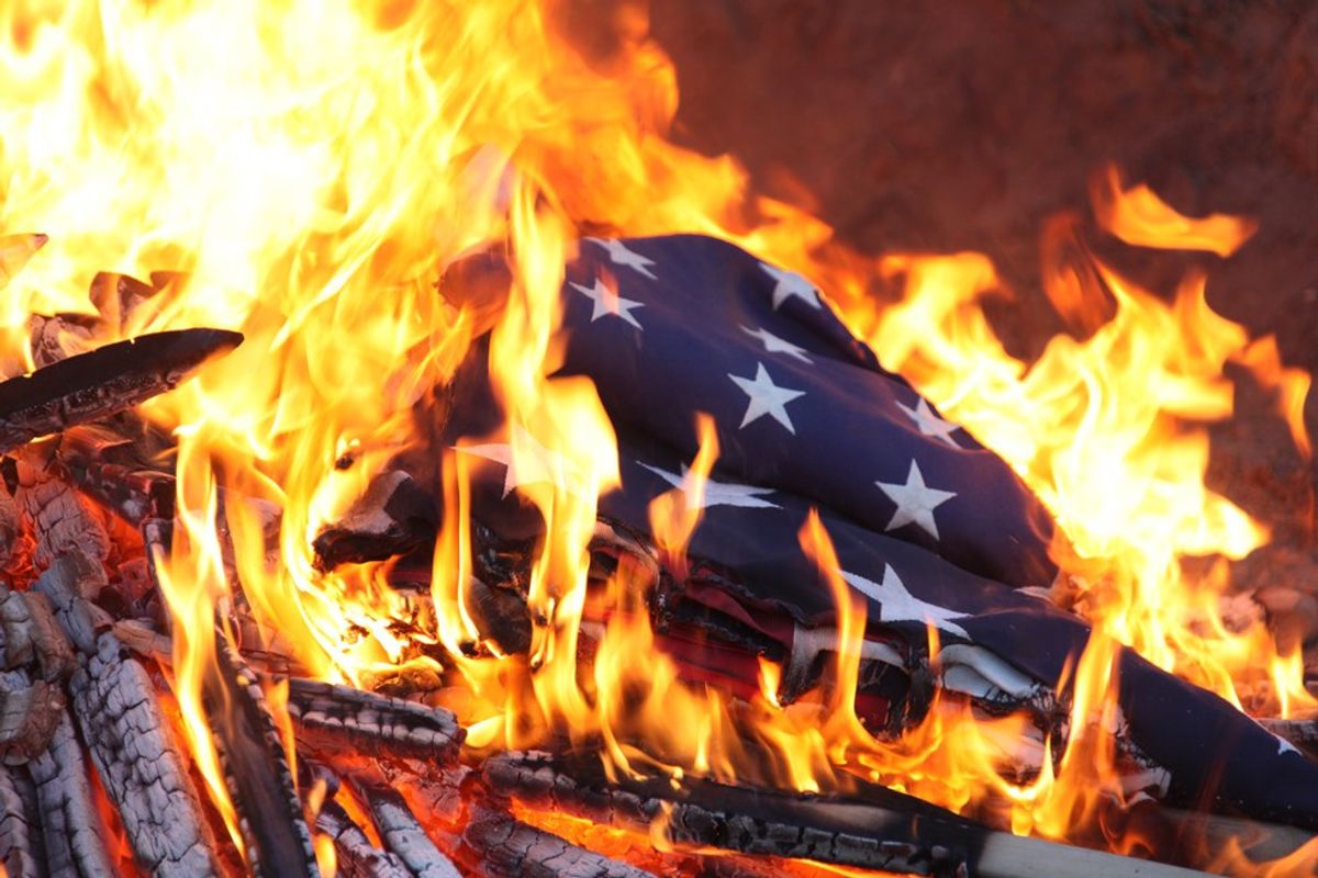 Why I Would Burn The American Flag