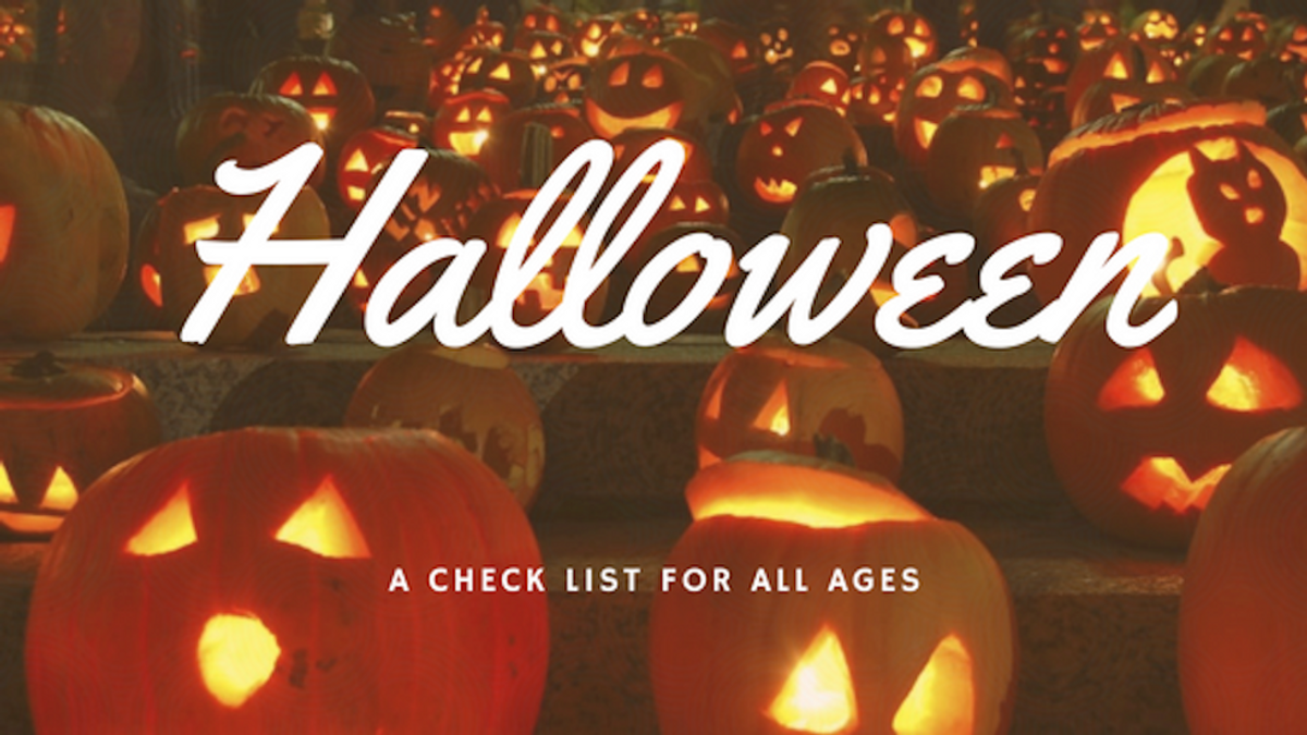 Halloween Festivities Checklist