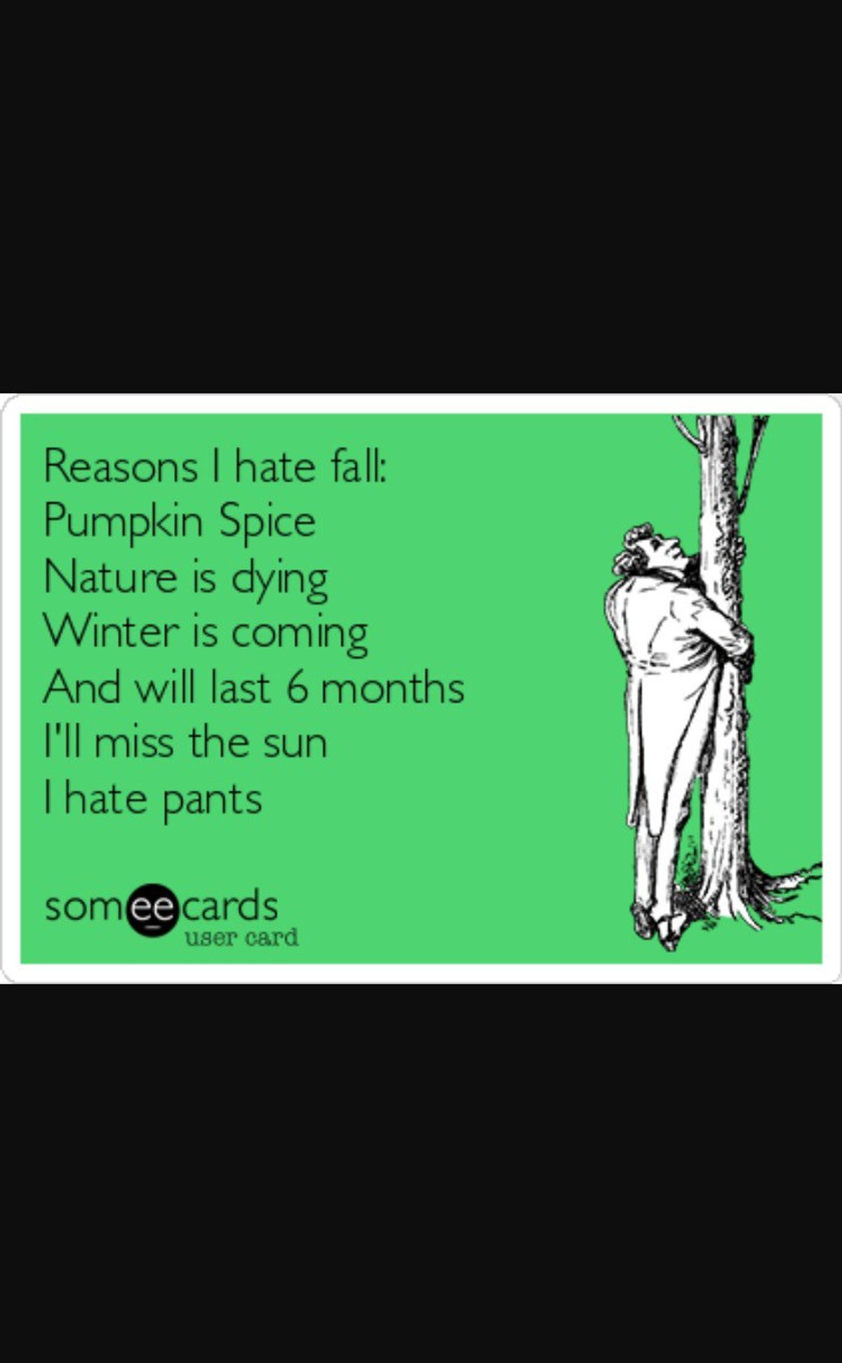 Why Fall Isn't My Favorite