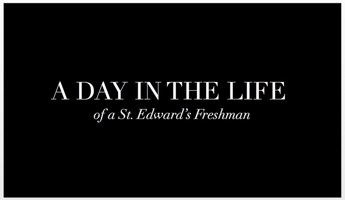 A Day in the Life of a St. Edward's Freshman