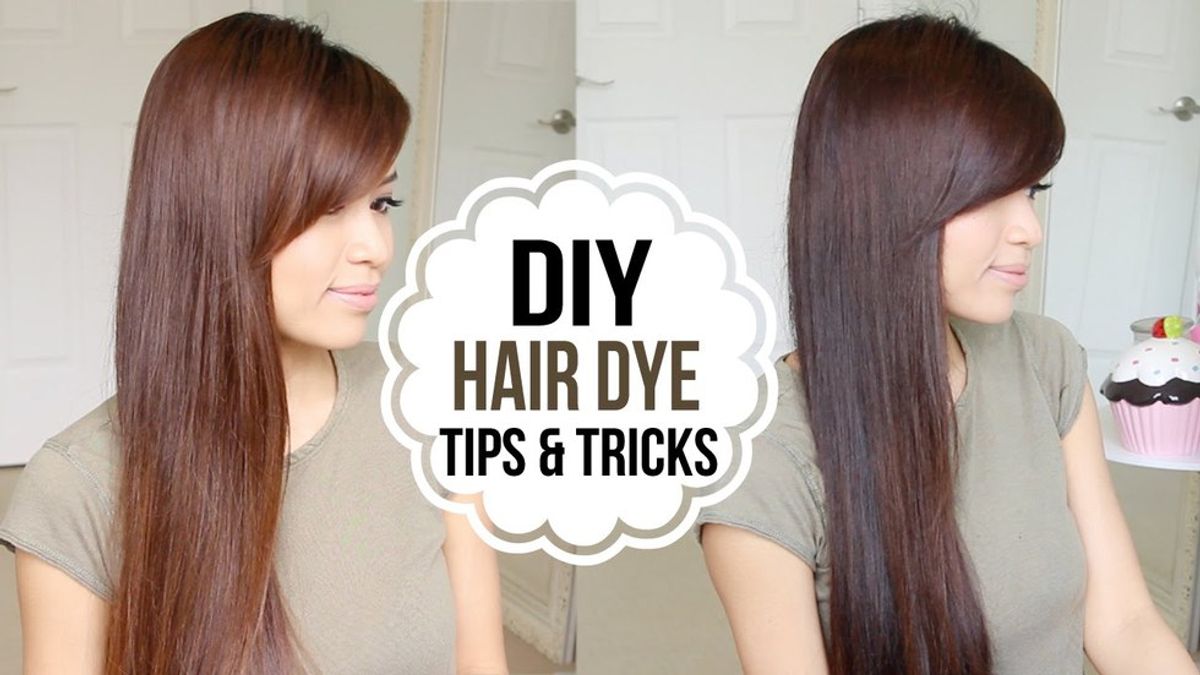 At Home Hair Dying Tips