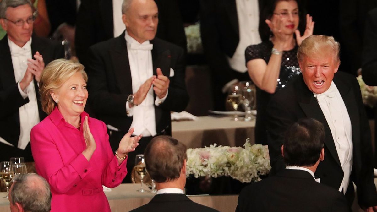 The Best Jokes Trump And Hillary Made About Each Other At The Al Smith Dinner