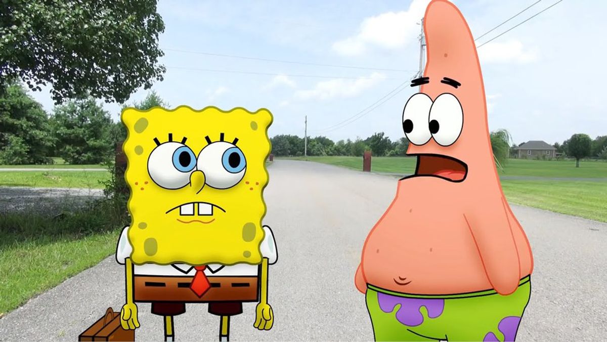 10 Stages Of Grief When Making Your Halloween Costume From Scratch, As Told By Spongebob