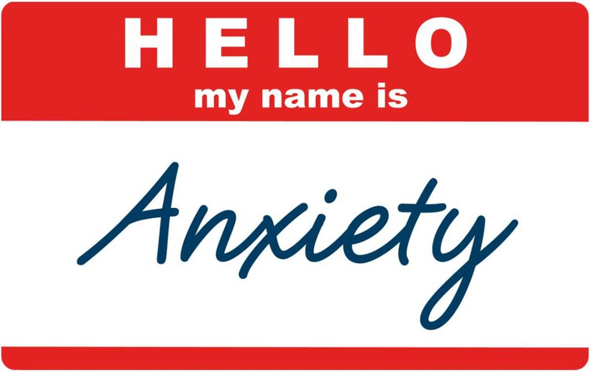 An Open Letter To My Anxiety