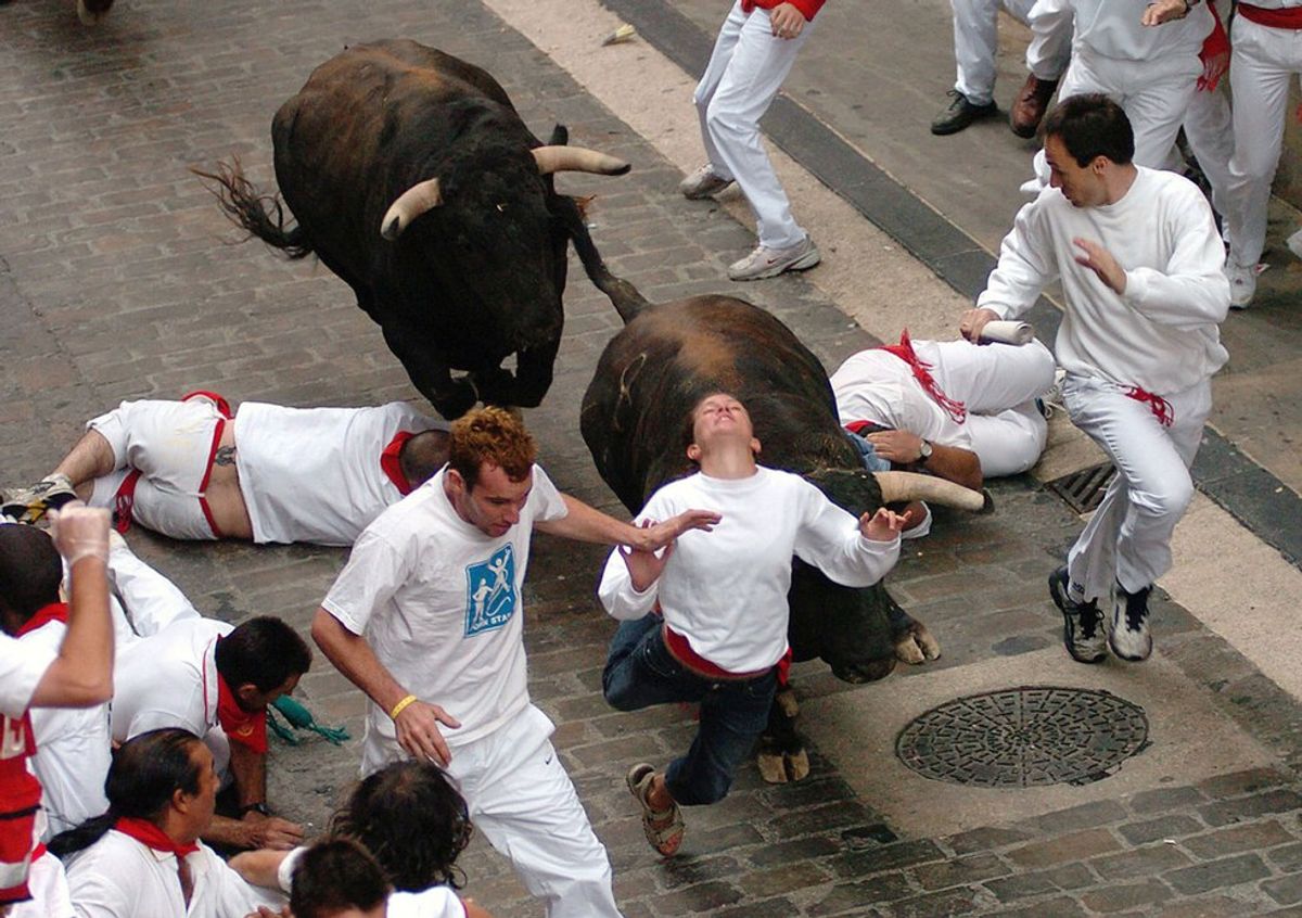 What It Was Like To Run With The Bulls