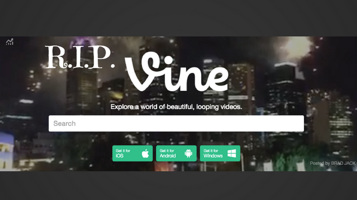 RIP Vine... and 5 Other Sites in the Social Media Graveyard