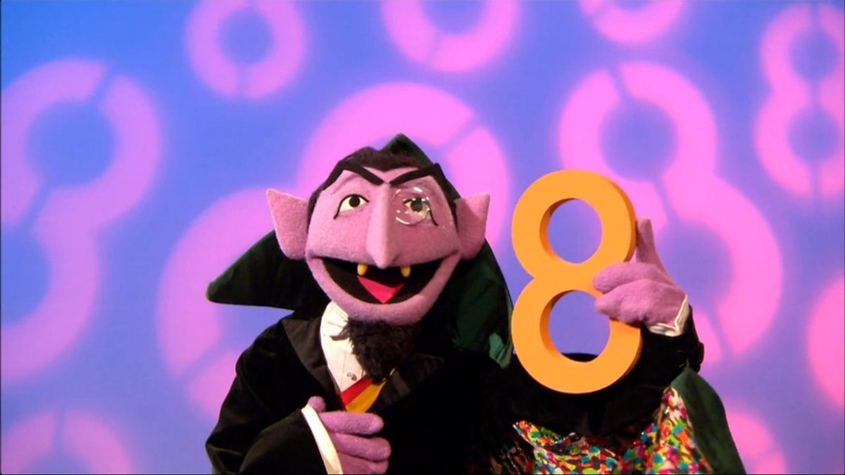 Sesame Street Character Count von Count to Help Florida Count Ballots Nov. 8