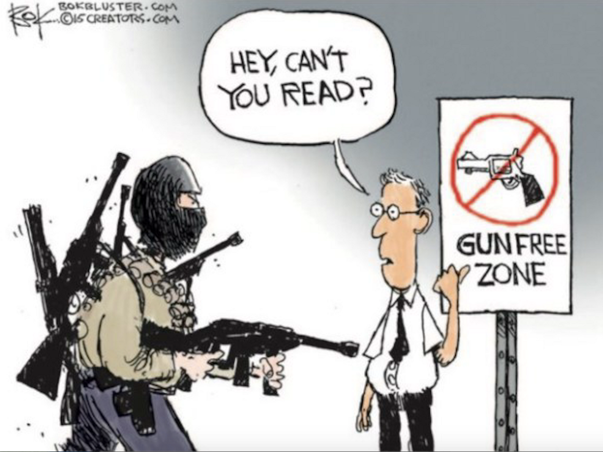 Gun Free Zones Are Not For Your Safety