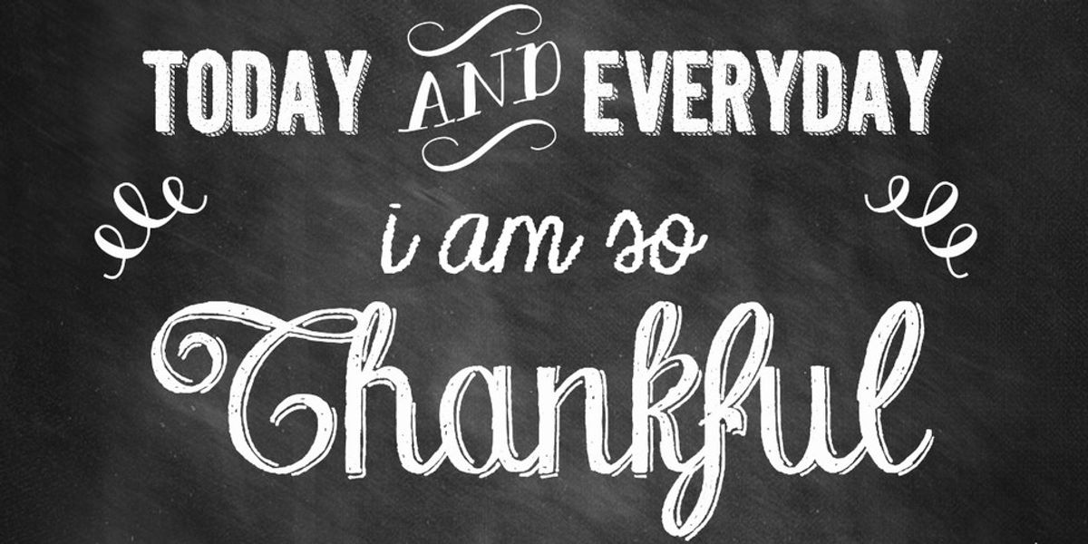 Thirty Things To Be Thankful For
