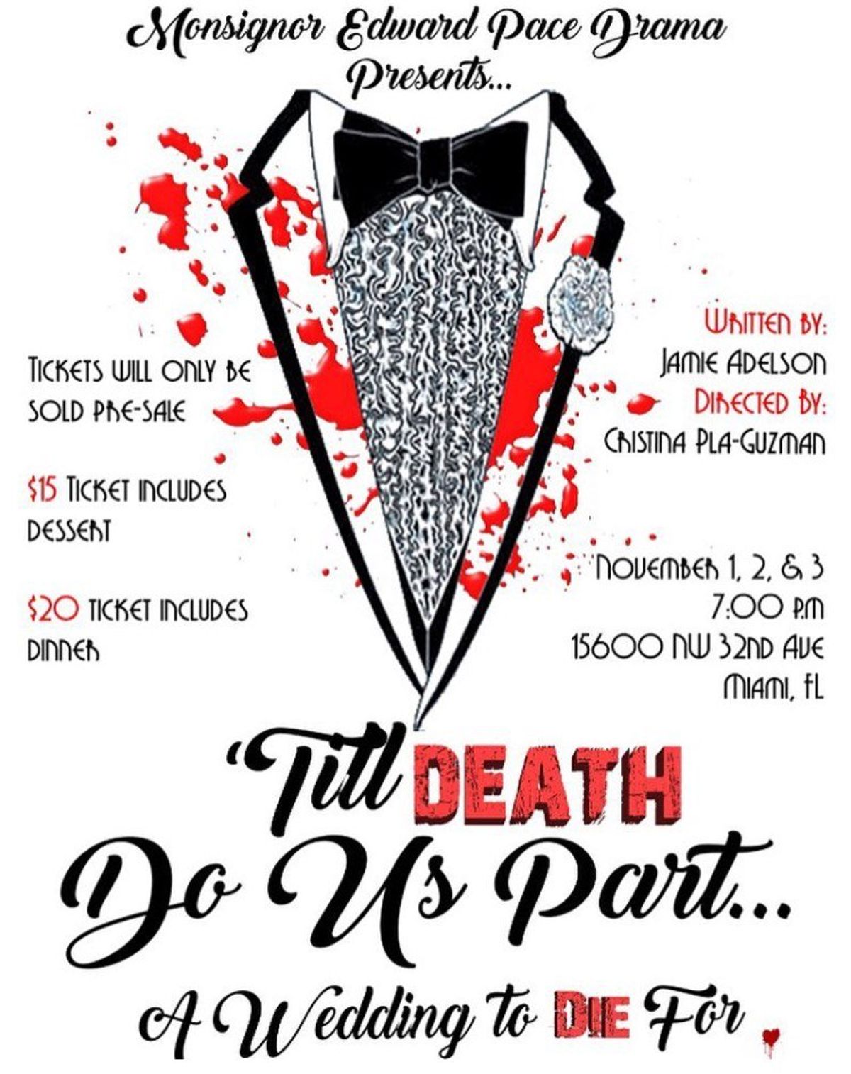 'Till Death Do Us Part... A Wedding to Die for! Review