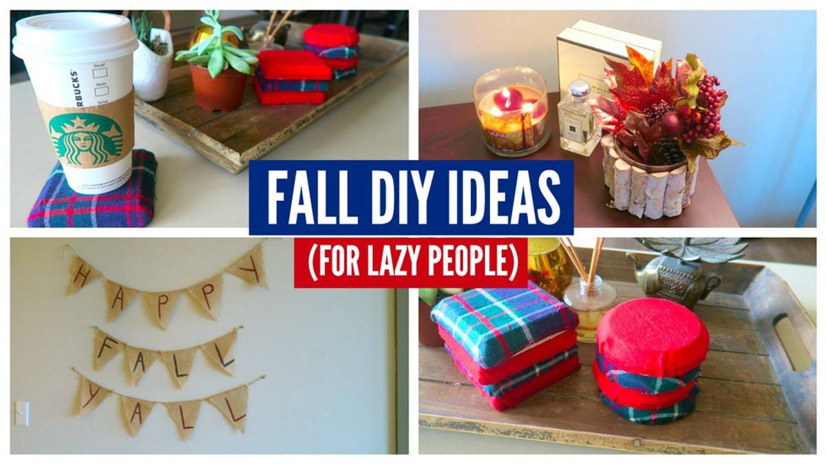 3 Fall DIY Ideas (For Lazy People)